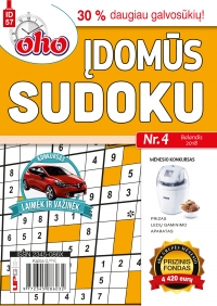 ID 57 oho 10 min. Įdomūs sudoku ID 57 oho 10 min. Įdomūs sudoku